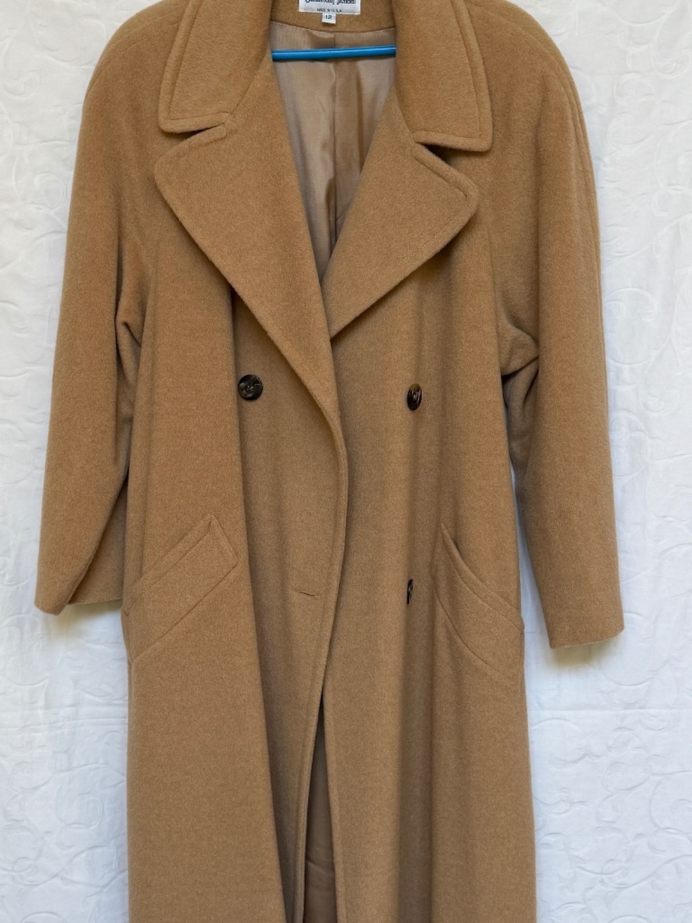 Women’s Jonathan Michael Long Belted Trench Coat Sz 12